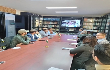 As part of AKAM, Embassy of India, Caracas organized virtual narration of 'Quit India Movement', by Dr. Shobhana Radhakrishna (Internationally Acclaimed Speaker on Mahatma Gandhi).